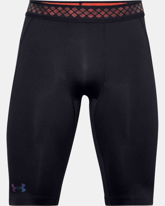 Men's UA RUSH™ HeatGear® 2.0 Long Shorts, Black, pdpMainDesktop image number 4